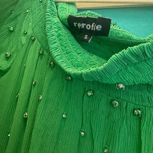 Retrofete Embellished Silk Chiffon Dress. Only worn once for a few hours! - Picture 3 of 5